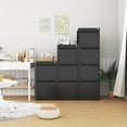 thumbnail image 2 of 4-Drawer File Cabinet with Lock,Metal Vertical Filing Cabinets for Home Office,Under Desk File Cabinets for Letter/Legal/A4 Size Files,Easy Assemble,Black, 2 of 8