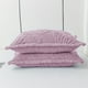 thumbnail image 4 of Fundas de almohada de doble cara de terciopelo de leche - pack de 2, engrosadas y acolchadas, 74x48cm - blanca, rosa, gris, verde, café, gris oscuro, morado, marrón, 4 of 6