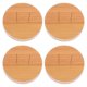 thumbnail image 3 of Doll Display Base: 4PCS Figurine Display Shelf Doll Stands Children Storage Frame Crochet Doll Display Rack for Wooden Doll Joints Felting Small Dolls, 3 of 3