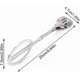 thumbnail image 2 of Stainless Steel Salad Tongs Stainless Steel Mini Serving Tongs Kitchen Cooking Tongs Scissors Salad Tongs Buffet Tongs For Salad Bread Cake Buffet Var, 2 of 4
