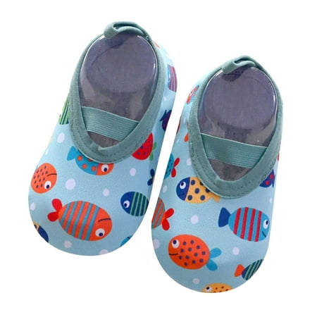 

Liveday Baby Toddler Cartoon Barefoot Floor Socks Anti Slip Slip-on Indoor Soft Shoes