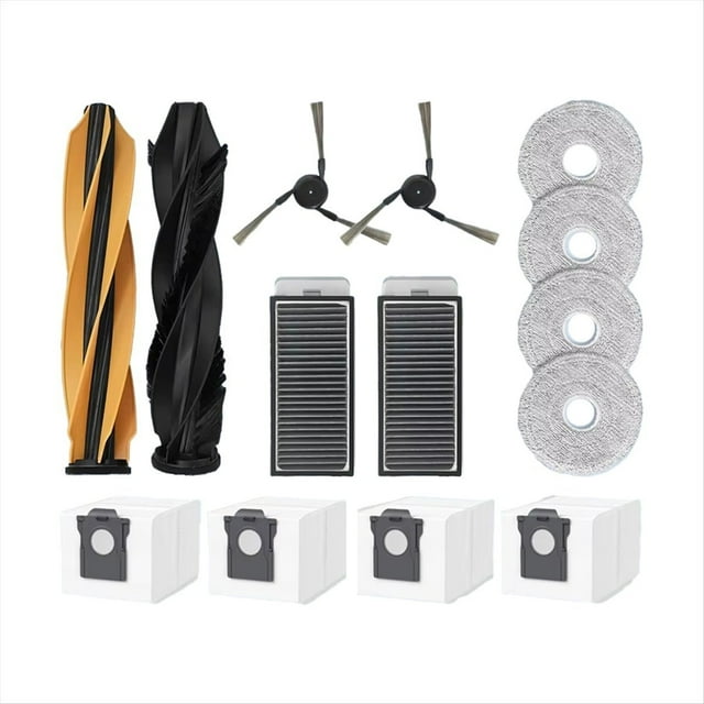 Repuestos para Aspiradora Robot para X50 Ultra Cepillo Lateral Principal Filtro HEPA Paño de Fregona Bolsa para Polvo