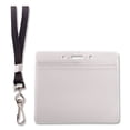 thumbnail image 2 of Advantus Resealable ID Badge Holder, Lanyard, Horizontal, 4.13 x 3.75, Clear, 20/Pack (91132), 2 of 3