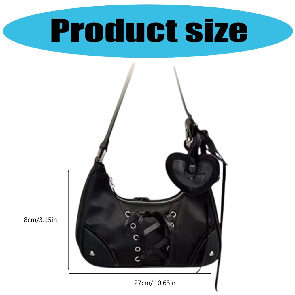 FENOHREFE Harajuku Ita Bag Crossbody Shoulder Bag Handbag Transparent Itabag Messenger Bag Fashion Satchel Handbag Daypacks Gifts