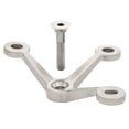 thumbnail image 2 of CRL GRP3BS Brushed Stainless Mini-Post Mount 3-Arm Spider Fitting, 2 of 3