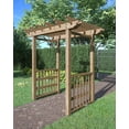 thumbnail image 2 of Vita Springwood Cedar Wood Arbor, Golden Brown, VA68900, 2 of 11