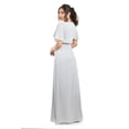 thumbnail image 3 of Vestido largo con abertura Roman Fashion /Juvenil, 2010 (Gris) gris EG, 3 of 5