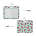 thumbnail image 2 of Zufioo Watermelon Print Work Badge Protective Case, Waterproof Lanyard, Badge Transparent Clip, Suitable for Induction Card Badge Swipe Credit Card, 2 of 7