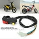 thumbnail image 1 of Interruptor de botón de parada y apagado de motocicleta, manillar de encendido, encendido y apagado, apto para motos de cross Pit Quad de 50 cc, 110 cc y 125 cc., 1 of 5