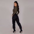 thumbnail image 4 of Pantalones casuales de mujer de estilo europeo y americano de otoño e invierno, 4 of 6