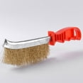 thumbnail image 5 of 2Pcs Barbecue Oven Grill BBQ Long Handle Steel Wire Cleaning Brush Cleaner Tool, 5 of 8