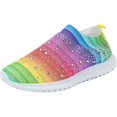 thumbnail image 1 of GUTZBSY Womens Rhinestones Glitter Fashion Mesh Walking Shoe,Bling Sneakers for Women Rhinestones, 1 of 1