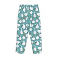 thumbnail image 5 of Xecao Cartoon Funny Goose Women's Straight Lounge Pajama Pants: The Epitome of Relaxed Sleepwear, 5 of 9