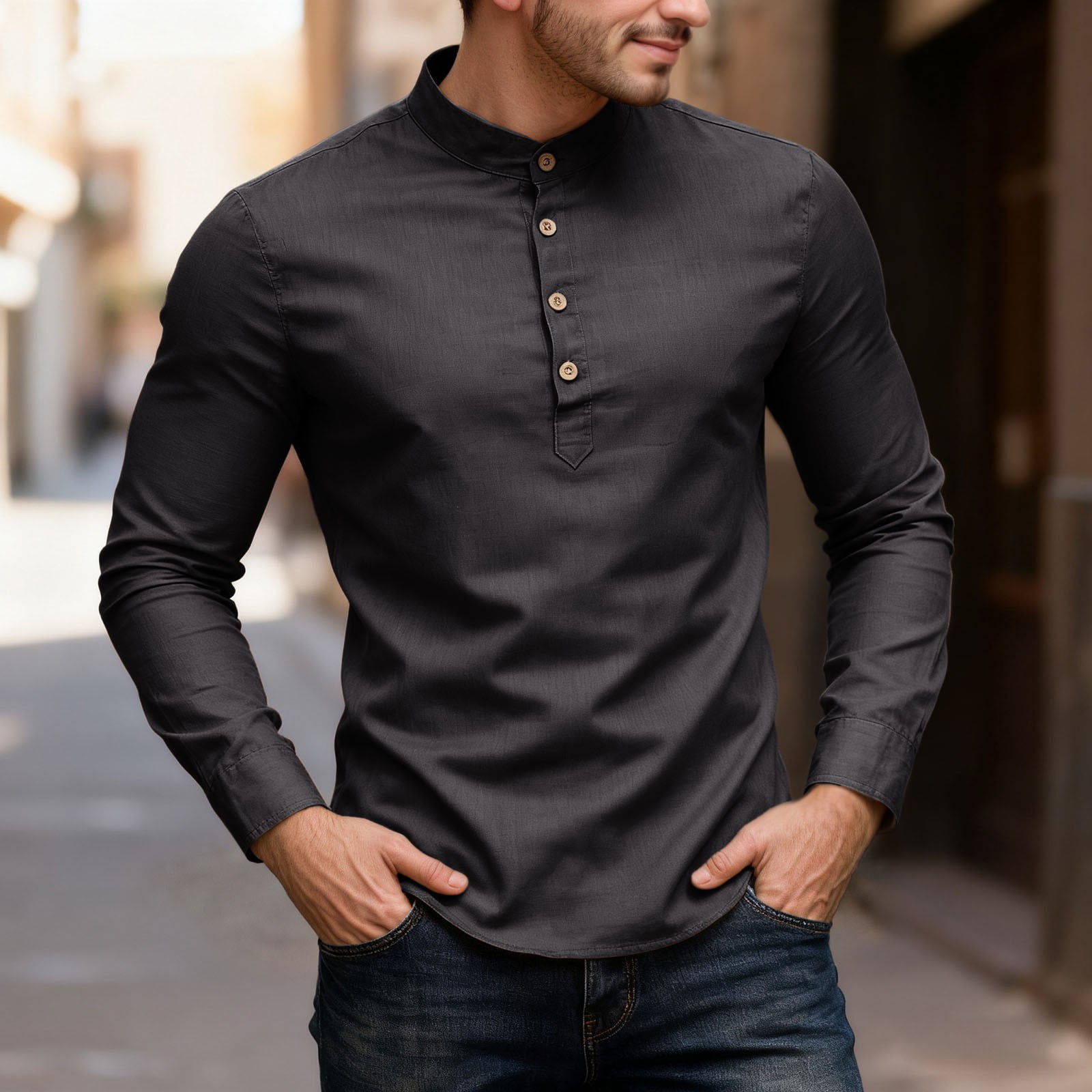 sachin and babi light blue dress How To Style A Casual Shirt For Men