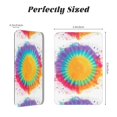 thumbnail image 2 of Acrylic Refrigerator Stick 3.5×2.5in Rectangular Anti-Tear Wear Or Fracture Can Be Used For A Long Time To Stick Soft Magnetic Back Tie-Dye Pattern Bright Colors, 2 of 8