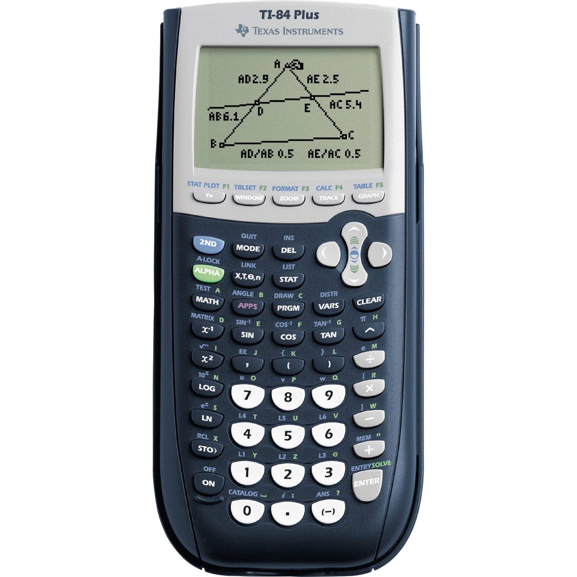 Pre-Owned Texas Instruments TI-84 Plus Graphing Calculator, High School and College, Back-to-School Ready