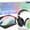 White, variant on Wired Gaming Keyboard&Mouse Headset Combo,Rainbow Over Ear Headphone with Mic,Mice Pad for PC(Black)