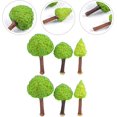 thumbnail image 3 of 6Pcs Micro Landscape Ornaments Resin Tree Bonsai Flowerpot Decorations, 3 of 5