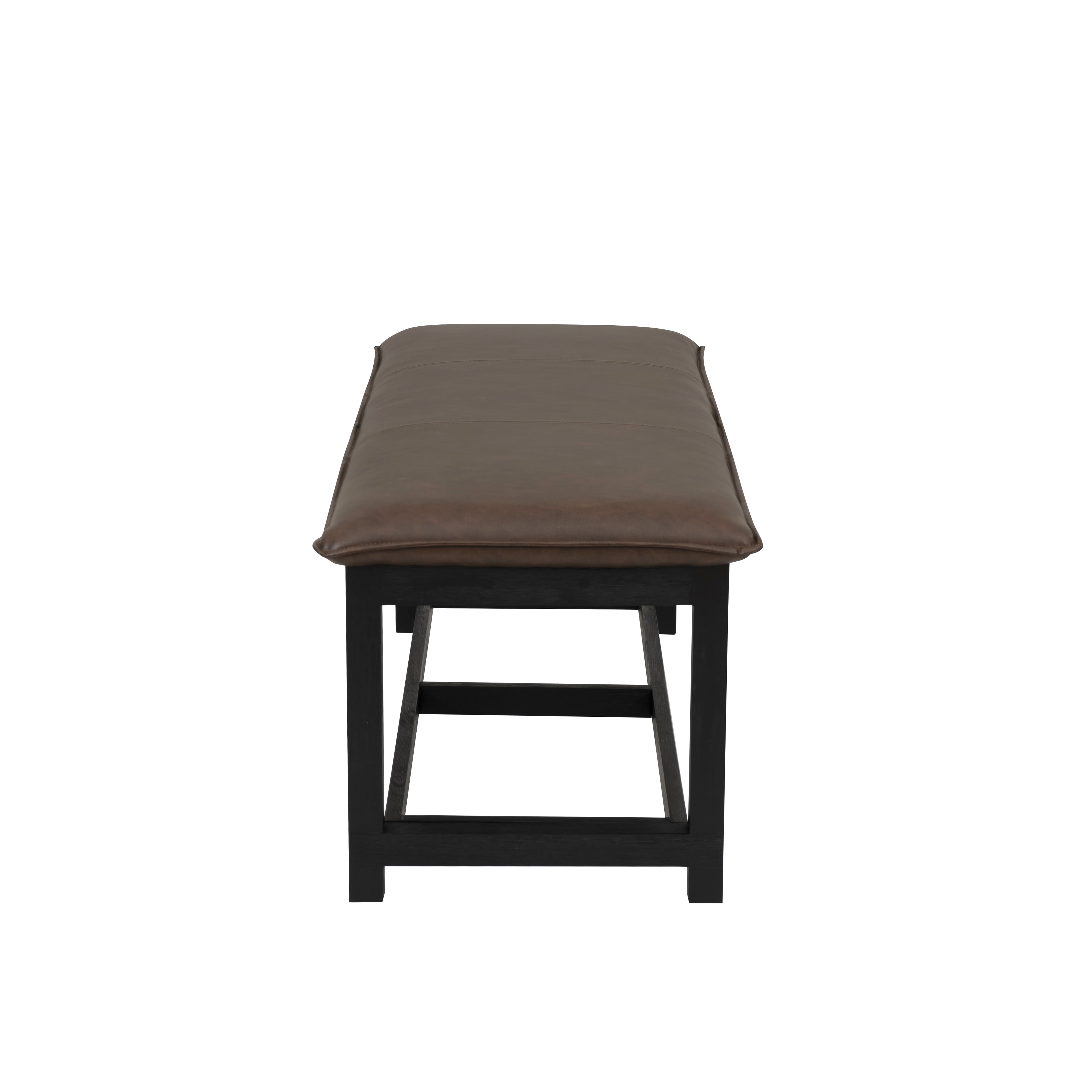 Abrielle Pillow Top Bench Chestnut