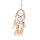 thumbnail image 3 of Red Circular plumas con amarillas hechas para coche, cama para , decoración para colgar en , decoración Yotijar Ornamento colgante, 3 of 7
