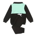 thumbnail image 5 of Zshosam Baby Boy Clothes Winter Boys' Fashion Long Sleeve Shirts Sweatshirt Tops and Jogger Pants Fall Winter Outfits,Black 12-18 Months, 5 of 9