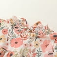 thumbnail image 5 of Happy Town Toddler Baby Girls Dress Floral Ruffled Dress Girls Casual Fall Winter Clothes, 5 of 8