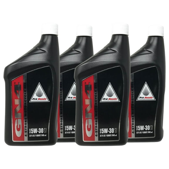 Honda Genuine OEM GN4 5W-30 Motorcycle Oil 08C35-A5201M02 - 4 Pack