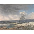 thumbnail image 3 of Louis Gabriel Moreau 18x15 Black Modern Framed Museum Art Print Titled - Windswept Landscape, 3 of 5