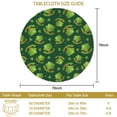 thumbnail image 3 of St. Patrick's Day and Top Hats Round Tablecloth 60", Wrinkle-Resistant Wipeable Cover for Kitchen, Dining, Picnic & Patio, 3 of 6