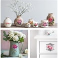 thumbnail image 5 of 12 Sheets 12 Style Rub on Transfers 5.5x5.5 Inch Vintage Roses Rub on Transfer Colorful Floral Print Transfer Stickers for Window Furniture Craft Scrapbook Decals 1set, 5 of 9
