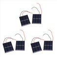 thumbnail image 1 of 6 Piezas 1.5V 400MA 80X60Mm Micro-Mini CéLulas Solares de EnergíA para Paneles Solares - Proyectos de Bricolaje - Juguetes - Cargador de BateríA, 1 of 8