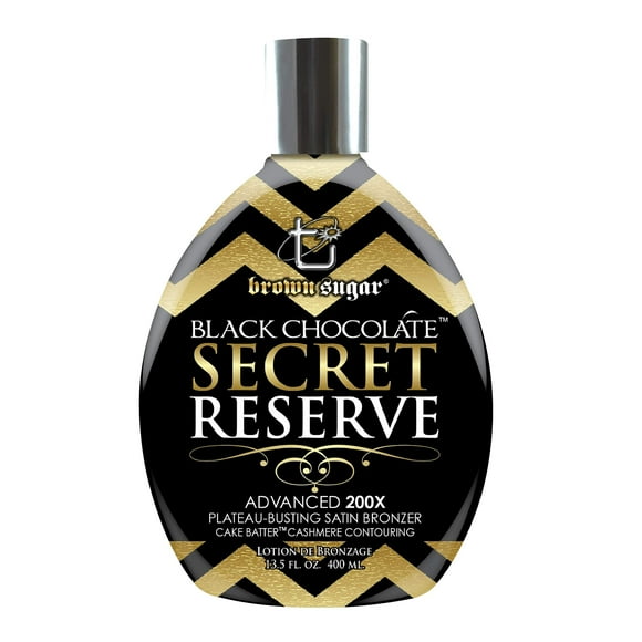 Bronceador secreto de chocolate negro y azúcar moreno, 13,5 oz
