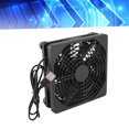 thumbnail image 4 of M Buder 2pcs Ventilador de Caja de Computadora Ultra Silencioso 5V USB (12 cm / 4.7 inches) Enfriador para Router y PC Componentes de Alta Calidad Disipación de Calor Rápida, 4 of 9