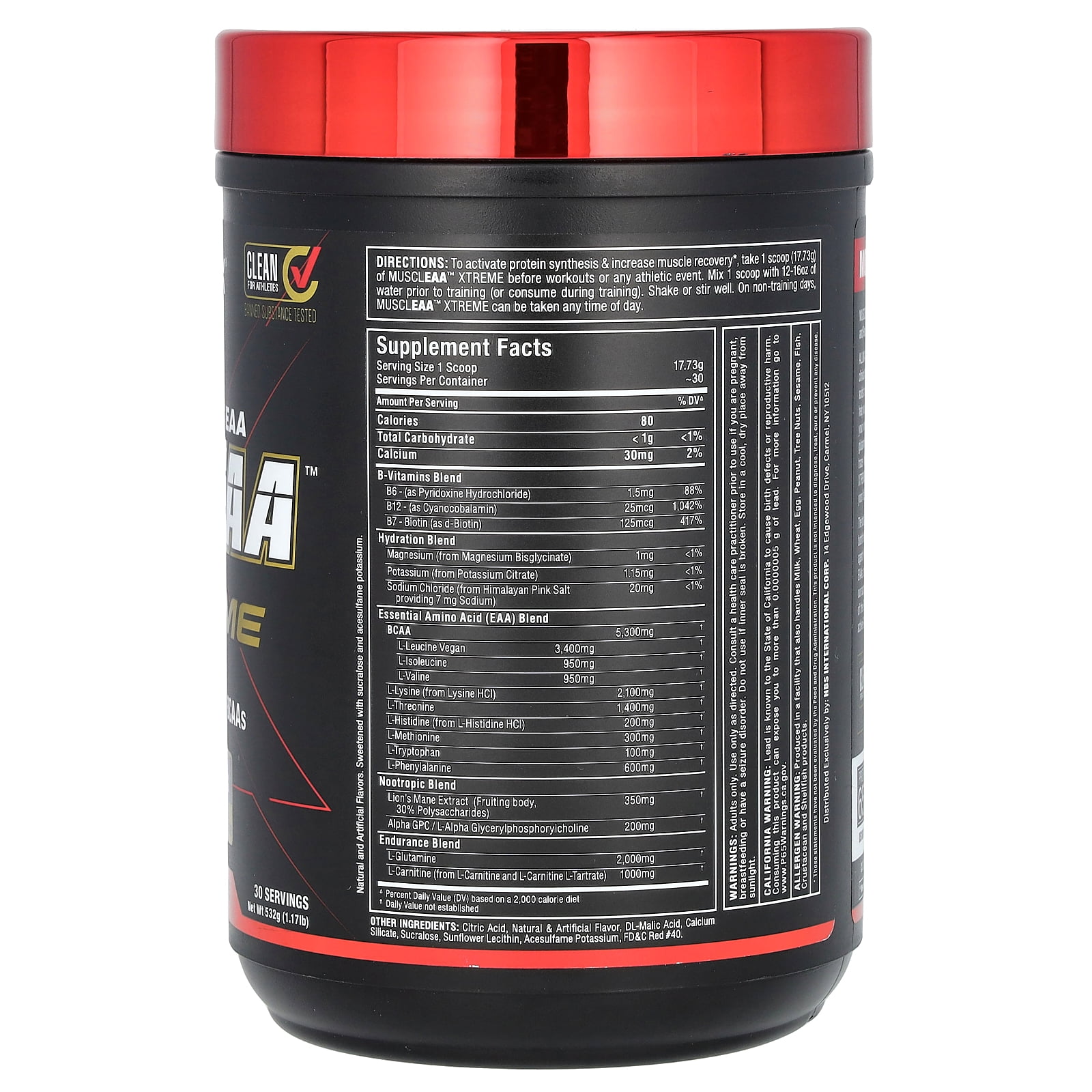 ALLMAX MUSCLEAA™ Xtreme, Cherry Limeade, 1.17 lbs (532 g)