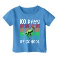 thumbnail image 1 of LUOGENLI T-Shirt pour Filles Garçon et Fille Mode Décontractée Imprimé Col Rond Manches Courtes T-Shirt Haut Chemises pour Filles Tendance Blanc 3-4 Ans, 1 of 4