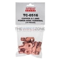 thumbnail image 4 of Earthquake Sound TC-0516 Copper 1/0 Gauge 1/0AWG 5/16' Hole Ring Terminal 10/pk, 4 of 5
