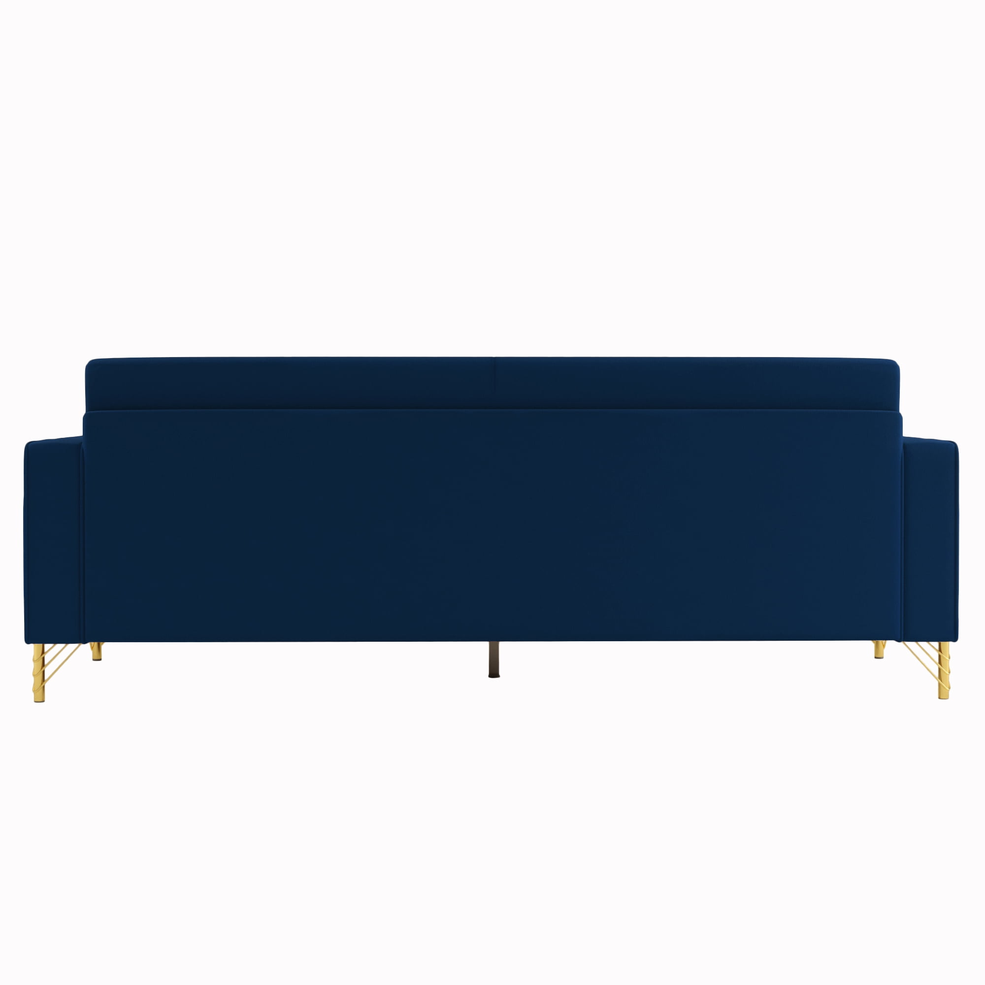 YYAo Convertible Sectional Sofa Couch, Modern Velvet Futon with Reversible Chaise for Living Room, Apartment and Small Space, Blue YYAo Convertible Sectional Sofa Couch, Modern Velvet Futon with Reversible Chaise for Living Room, Apartment and Small Space, Blue