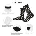 thumbnail image 4 of Rocae Daisies Flowers for Adult Socks Casual Athletic Stretchy Loose Socks for Women Men Non-Slip Middle Tube Socks, 4 of 7