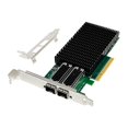 thumbnail image 2 of Pcie X8 X-4 Dual-Port 10G Sfp28 Fiber Optic Network Card Dual-Port 10G Network Adapter Card, 2 of 7