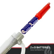 Dyna-Glo DH-20 Battery Powered Kerosene Heater Siphon Pump for Liquids Fuel Flow Instruments, Red/Gray, 4.50 x 2.00 x 22.50 Inches