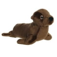thumbnail image 2 of Aurora - Small Brown Eco Nation - Eco Softies 9" California Sea Lion - Responsibly Made Stuffed Animal, 2 of 5