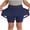 Dark Blue, variant on CPNG Girl's Athletic Skorts Solid Color Sporty Skirts Shorts with Pockets Little Girl High Waisted Stretchy Skort Sporty Skorts