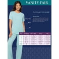 thumbnail image 6 of Women's Vanity Fair 90130 Beyond Comfort Short Sleeve PJ Set (Black S), 6 of 6