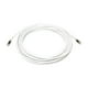 thumbnail image 4 of Cable coaxial Digital RG-6 / U 75 OHM SatelliteSale con conectores a prueba de agua blanco 100 pies, 4 of 6