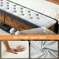 thumbnail image 5 of DSSTYLES Full Bed Frame with Headboard, Platform Bed Frame with Storage Ottoman Bench, Safe Rounded Corners & Strong Metal Slats Support, Mattress Foundation/Noise-Free/No Box Spring Needed, 5 of 9
