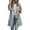 Solid Light Grey, variant on PRETTYGARDEN Women Plaid Shacket Jacket Trendy Fall Casual Button Wool Blend Tartan Trench Coat Winter Clothing with Pockets