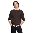 thumbnail image 1 of Jersey Tommy Hilfiger Cable Knit para hombre, marrón/HTR, talla L, 1 of 4