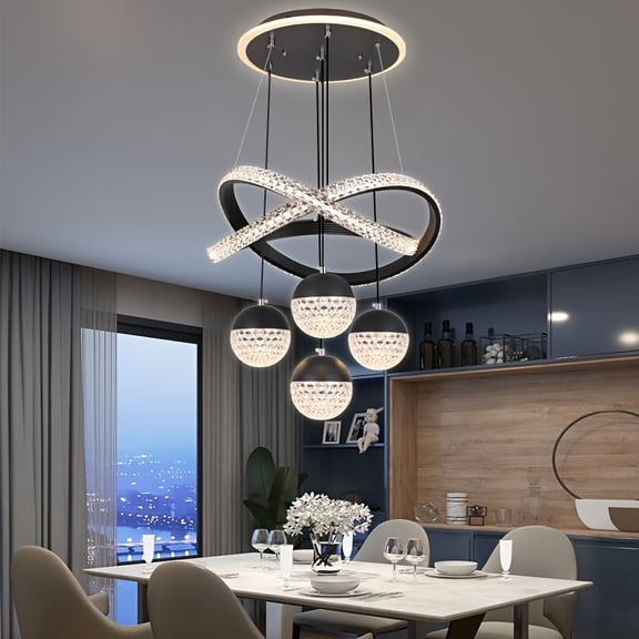 Living room chandelier bedroom hanging chandelier dining room bar night light study room lighting chandelier hotel B&B model house decorative light home ambient light