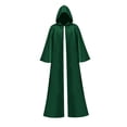 thumbnail image 4 of Cape à Capuche d'Halloween, Robe Gothique Sorcier, Longue Cape à Capuche pour Performance en Club, 4 of 10