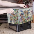 thumbnail image 5 of HELLHERO Dragonfly Flowers Print Toaster Cover for 4 Slice, Stain-Resistant Kitchen Appliance Protector, Washable Waterproof Bread Machine Cover, 5 of 8